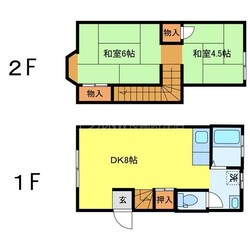 ダムール田上の物件間取画像